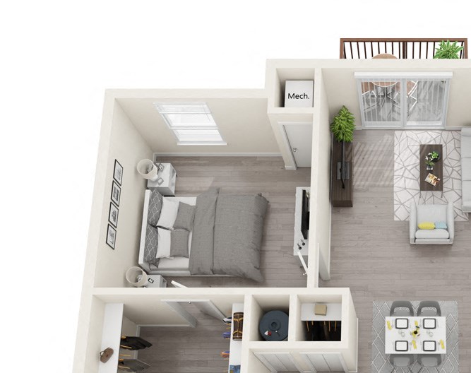 Two Bedroom and Two Bath